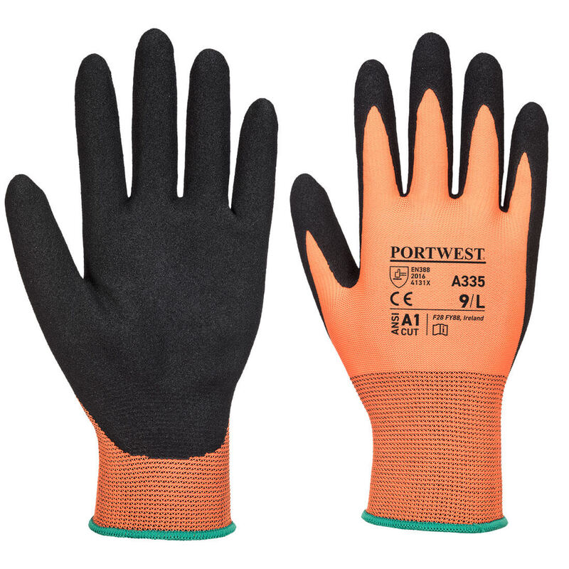 Portwest Dermi-Grip NPR15 Nitrile Sandy Glove